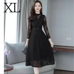 XL レディース ドレス ワンピース 結婚式 お呼ばれ 新品