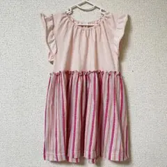 美品　西松屋　ワンピース　95cm ストライプ　夏服　女の子　キッズ　ベビー