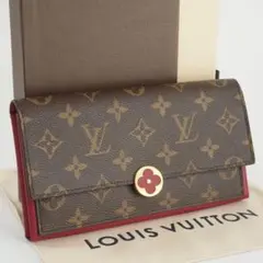 LOUIS VUITTON ヴィトン モノグラム ポルトフォイユフロール 長財布