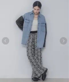 本日限定値下げ 美品 クラフトレースニットパンツ ジーナシス JEANASIS