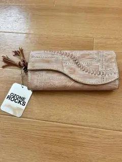 未使用　ozone rocks カービングウォレット　レザー