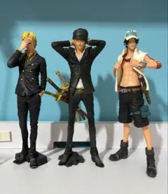 ワンピース フィギュアセット　KING OF ARTIST サンジ　ゾロ　エース