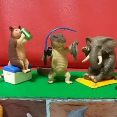 ガチャ動物いろいろセット売り! 朝隈俊男アニマルキャンプほか