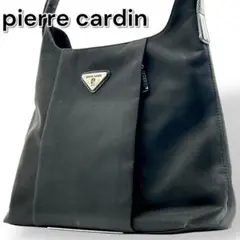 pierre cardin ショルダーバッグ 黒 ナイロン ワンショルダー