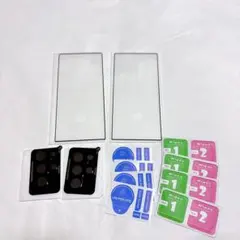 4点セット GalaxyS24Ultra ガラスフィルム カメラフィルム