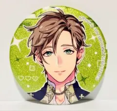 オリビン OLIVINE グリッター缶バッジ ぬカニ マルイ