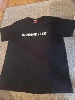 HIDEANDSEEK ブラック Tシャツ　Lサイズ