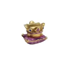 【新品・未使用】王冠　レガリアピロー　金彩　フェーヴ　フェーブ　フランス　送料込