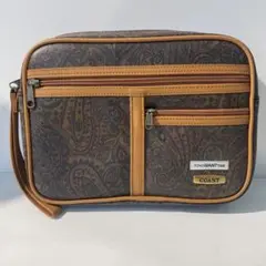 s1384 美品 COAST ペイズリー柄 クラッチバッグ