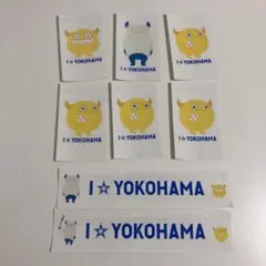 横浜DeNAベイスターズ ステッカー　I⭐︎YOKOHAMA バート&チャピー
