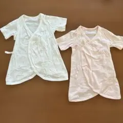 UNIQLO コンビ肌着2枚セット①　50〜60cm