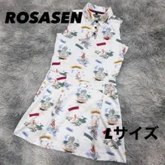 超美品　ロサーセン　HAWAIIAN MOON ワンピース　ノースリーブ　L