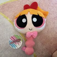 【新品】パワーパフガールズ　ぬいぐるみミラー　ブロッサム