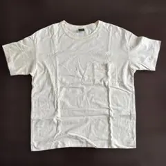 A Vontade ポケット付き Tシャツ Lサイズ ベージュ