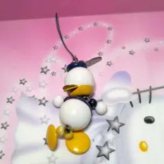 ドナルドのストラップです。手足体全てが動いて可愛いです