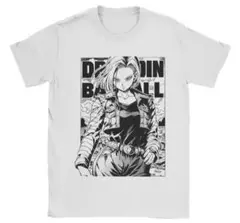 人造人間18号Tシャツ 白