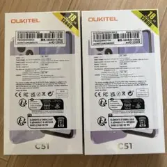 2台OUKITEL C51 18GB/128GB