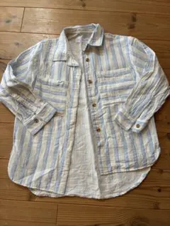 ZARA シャツ　122cm ボーダー