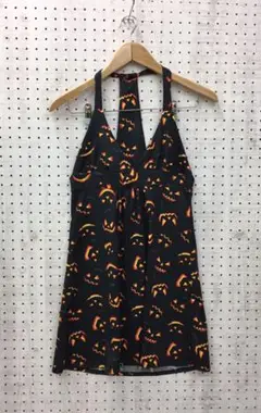 タグ付き未使用 Y2K bives 69 SLAM ハロウィンプリントワンピース