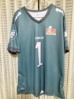 NFL★イーグルス★2025スーパーボール★ユニフォームTシャツ