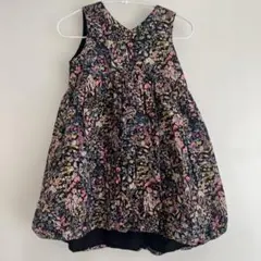 リバティ　ソルボワノースリーブワンピース　バルーン　美品