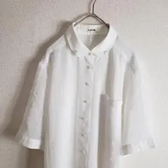 A48 お洒落 ふるじょ 古着女子 シャツ 透け感