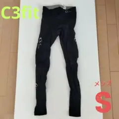 中古良品✨️C3fit パフォーマンス ロング タイツ 黒 メンズ S