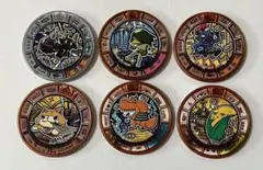 妖怪ウォッチ トレジャーメダル 6枚