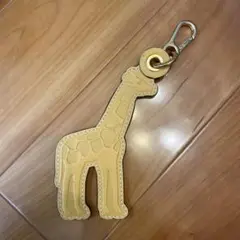 ロエベ LOEWE チャーム キーホルダー レザー キリン