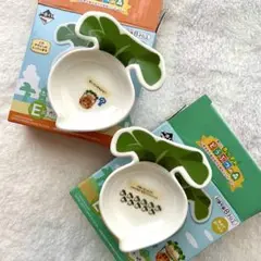 どうぶつの森　一番くじ　2020年　プレート　２個セット