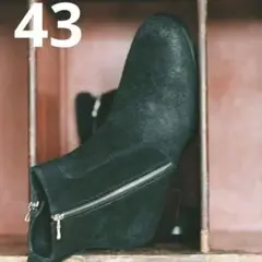 Llife SLIGHT SQUARE ZIP BOOTS　ライフ　ブーツ　黒