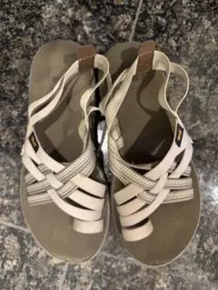 TEVA ストラップサンダル 25cm ベージュ