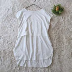 JUST Relaxin マタニティ　Tシャツ 半袖　カットソー　L　トップス