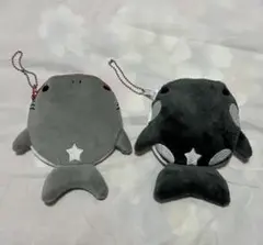 サメ・シャチ　ポーチ2個セット