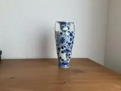 デルフト焼　Regina窯　ハンドペイント　飾り壺　花瓶 デルフト焼 Regina窯 ハンドペイント 飾り壺 花瓶