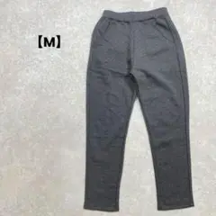 a823＊裏起毛スウェットパンツ　ダークグレー【M】シンプル　ルームウェア