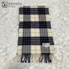 JOHNSTONS ジョンストンズ カシミア チェック マフラー
