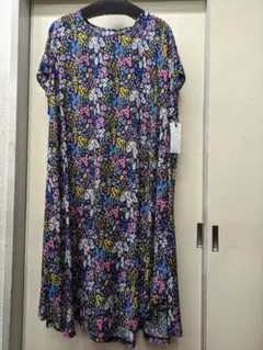 夏物　CHICFLEUR オシャレかわいいデザイン　ワンピース　ゆったりサイズ