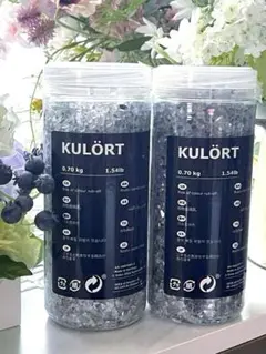 【新品未使用】 IKEA KULORT 粉砕ガラス イケア クロールト 2個