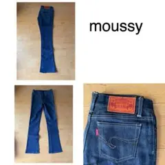 moussyデニム美品 マウジー インディゴデニム