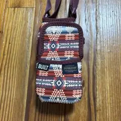 PENDLETON×BUILT　ポーチ付きボトルケースショルダー