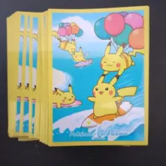 なみのりピカチュウ　デッキシールド　スリーブ　60枚　ポケモンカード
