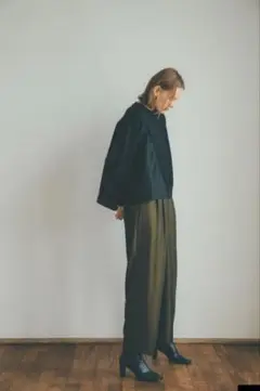新品タグ付 CLANE グロスウェーブタックパンツ