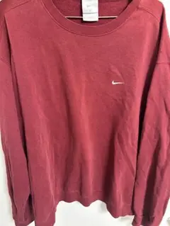Nike バーガンディ クルーネック トレーナー