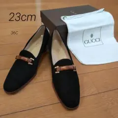 美品✨ GUCCI スエード バンブーパンプス サイズ36C 約23cm