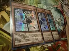 遊戯王 白銀の城の召使い アリアンナ シークレット 3枚 英版 美品