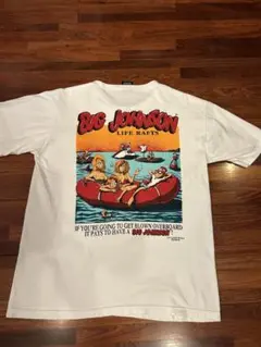 90sヴィンテージBIG JOHNSON LIFE RAFTS コミックTシャツ