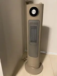 モダンデコ セラミックファンヒーター 加湿器 加湿機能付