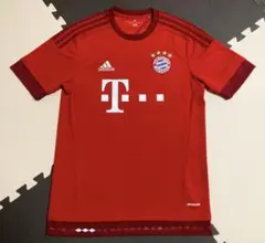 【美品】adidas 2015/16 ドイツ強豪バイエルンユニフォーム Mサイズ