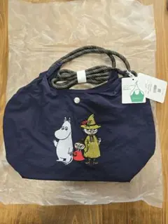 ムーミン　刺繍　バッグ　2way　ショルダー
